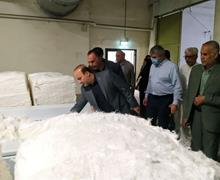 افتتاح سیستم رطوبت‌دهی و تثبیت تاب نخ در کارخانه بافت بلوچ ایرانشهر