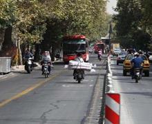 ایجاد "خط ویژه " موتورسیکلت‌ها در پایتخت 