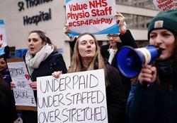 گسترش اعتصاب پزشکان در سطح بریتانیا