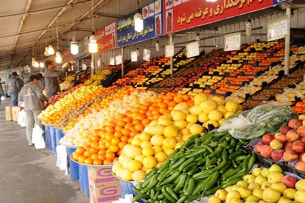 قیمت انواع میوه و تره‌بار در بازار +جدول